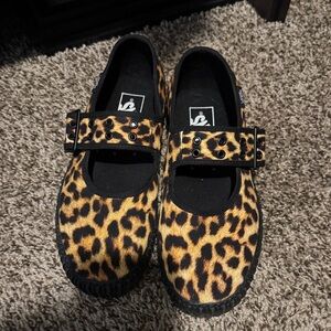 Vans Leopard Print Women's Dress Shoes